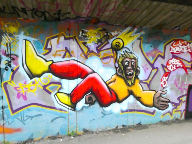 Bean, M32 Cycle path, Bristol, April 2023