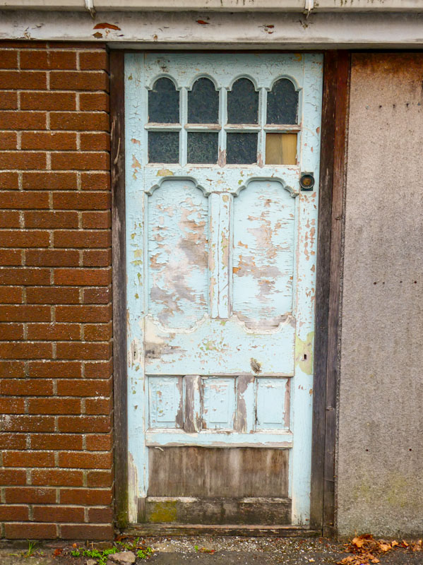 Seen-better-days door, Bristol, May 2022