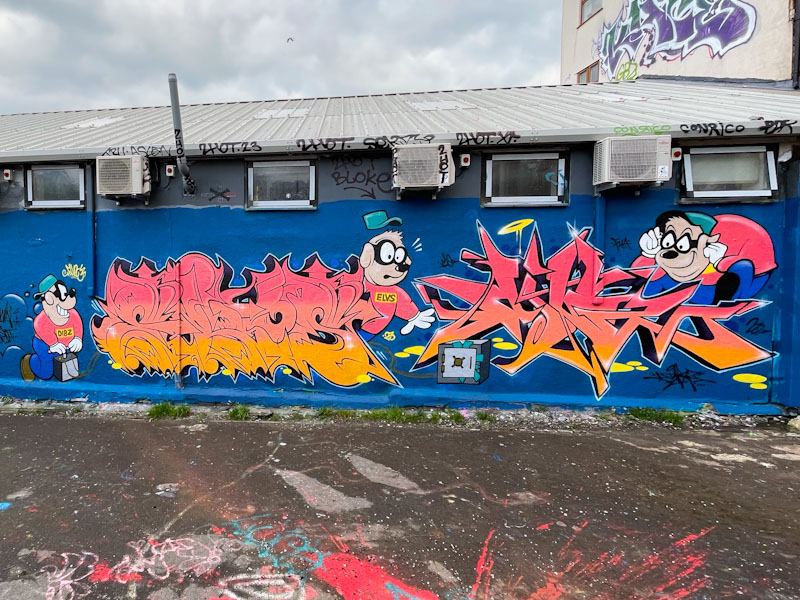 Elvs and Dibz, Dean Lane, Bristol, April 2023