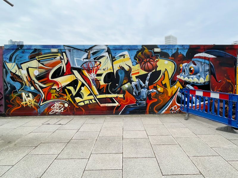 Sled One, Lighthouse Community Garden, London, April 2023