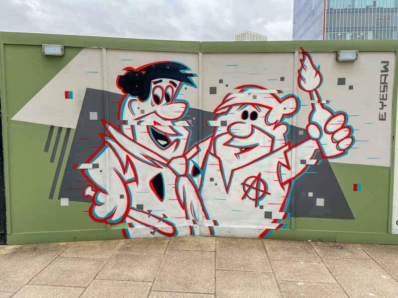 Eyesaw, Lighthouse Community Garden, London, April 2023