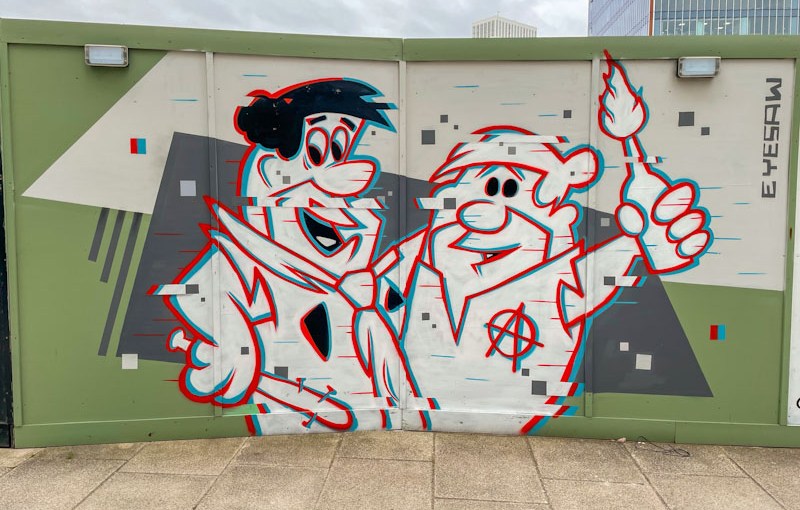 Eyesaw, Lighthouse Community Garden, London, April 2023