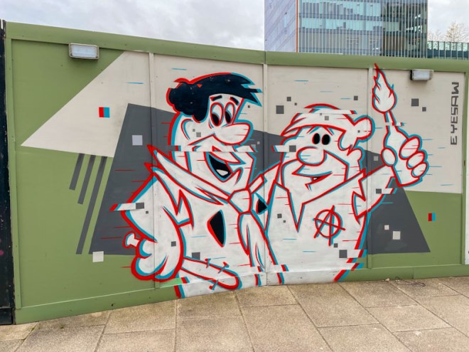 Eyesaw, Lighthouse Community Garden, London, April 2023