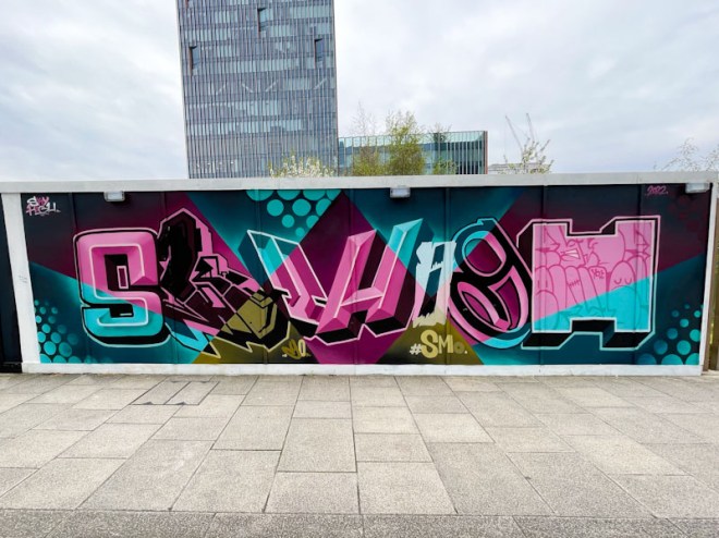 SkyHigh, Lighthouse Community Garden, London, April 2023