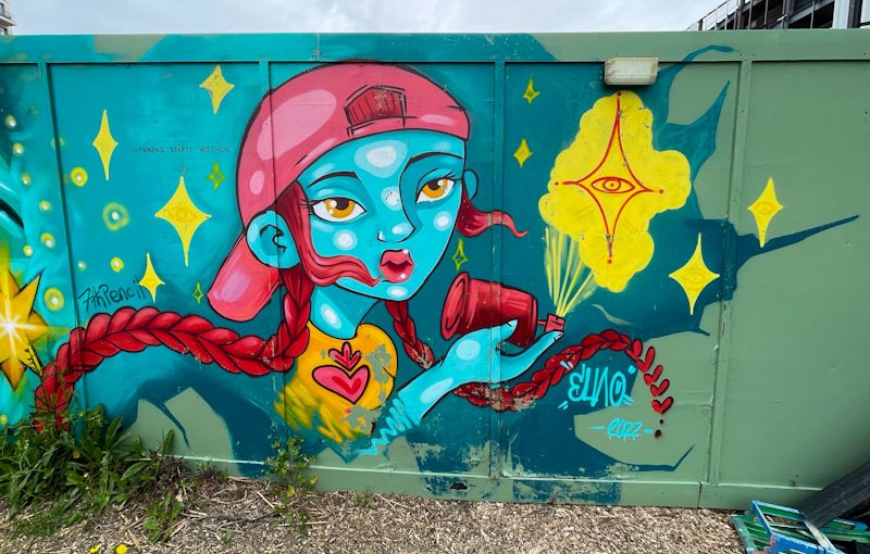 Elno, Lighthouse Community Garden, London, April 2023