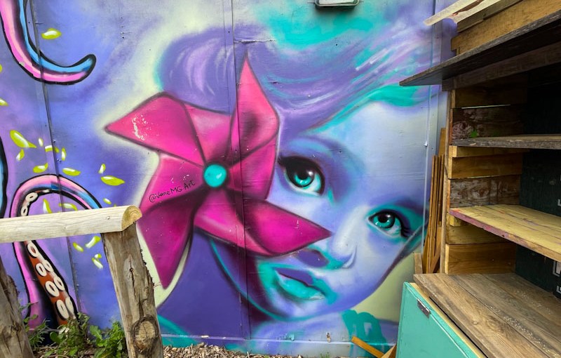 Vane MG, Lighthouse Community Garden, London, April 2023