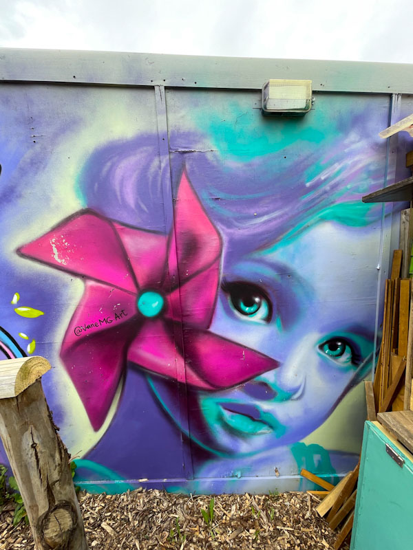 Vane MG, Lighthouse Community Garden, London, April 2023