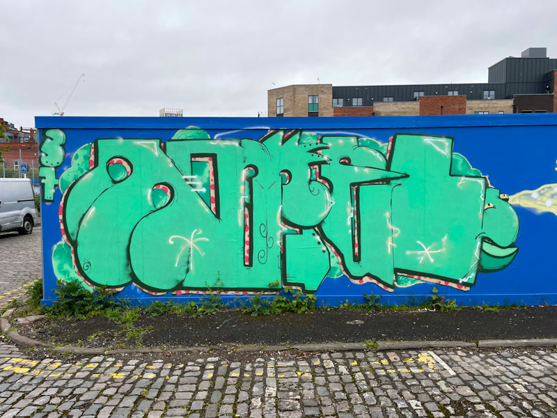 Dog bless the band, Louisa Street, Bristol, May 2023