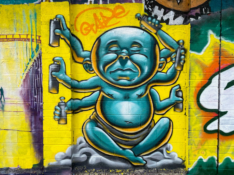 Zake, M32 Cycle path, Bristol, April 2023