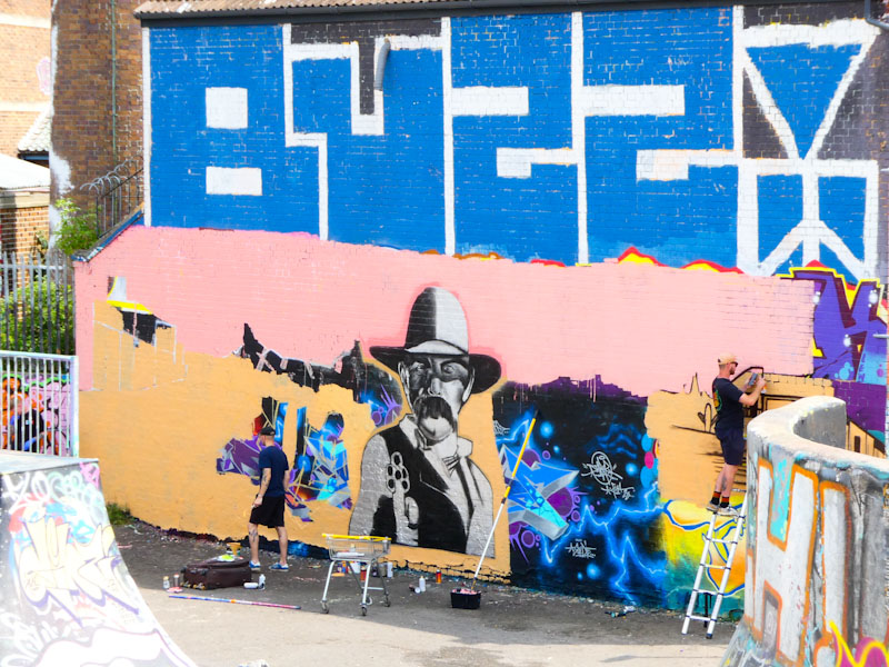 Mudra, Kosc and Saor, Dean Lane, Bristol, June 2023