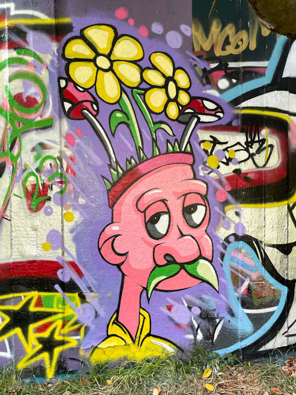 Bean, M32 roundabout, Bristol, June 2023