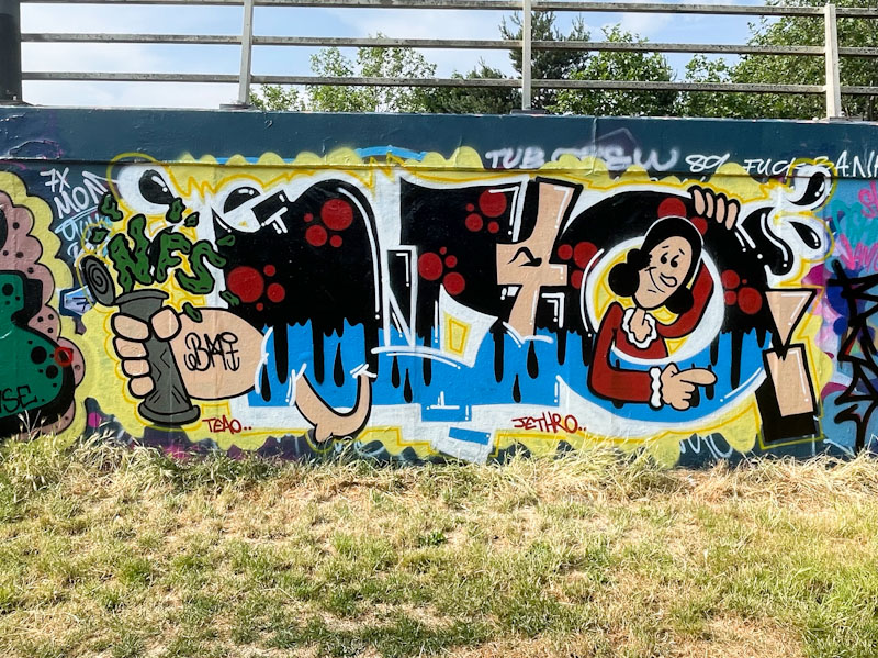 Biers, M32 roundabout, Bristol, June 2023