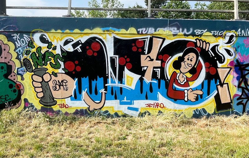 Biers, M32 roundabout, Bristol, June 2023