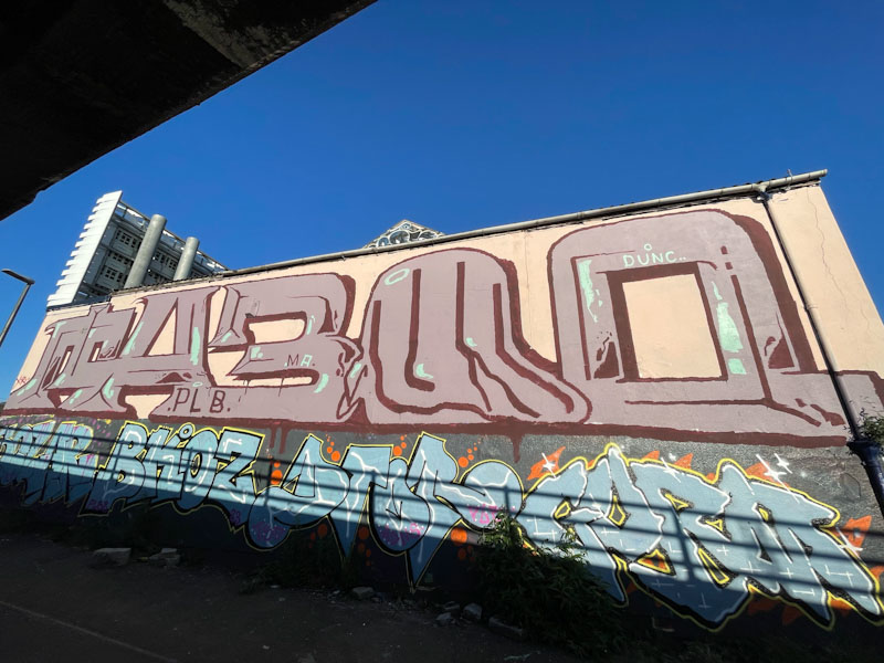 Taboo, M32 cycle path, Bristol, June 2023