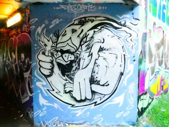 Daz Cat, M32 roundabout, Bristol, June 2023