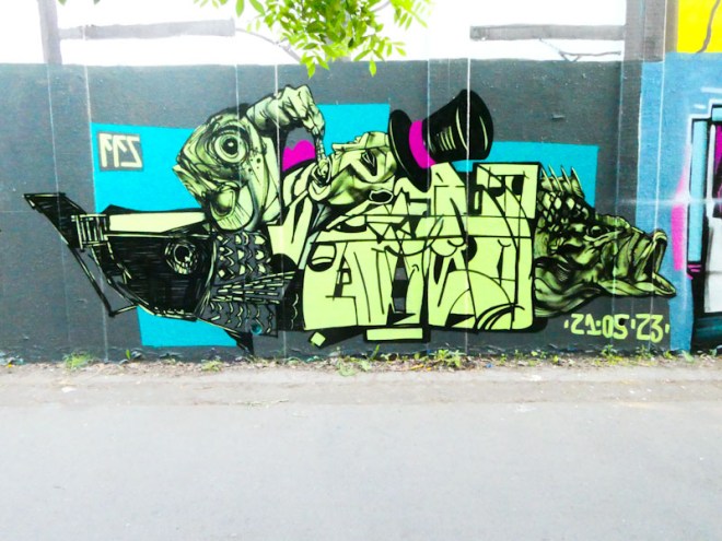 Kid Krishna, M32 roundabout, Bristol, May 2023