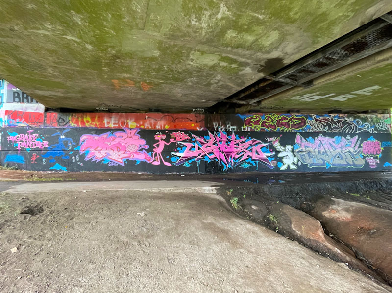 Fade, Dibz and Rusk, Brunel Way, Bristol, July 2023