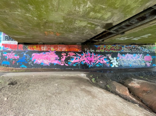 Fade, Dibz and Rusk, Brunel Way, Bristol, July 2023
