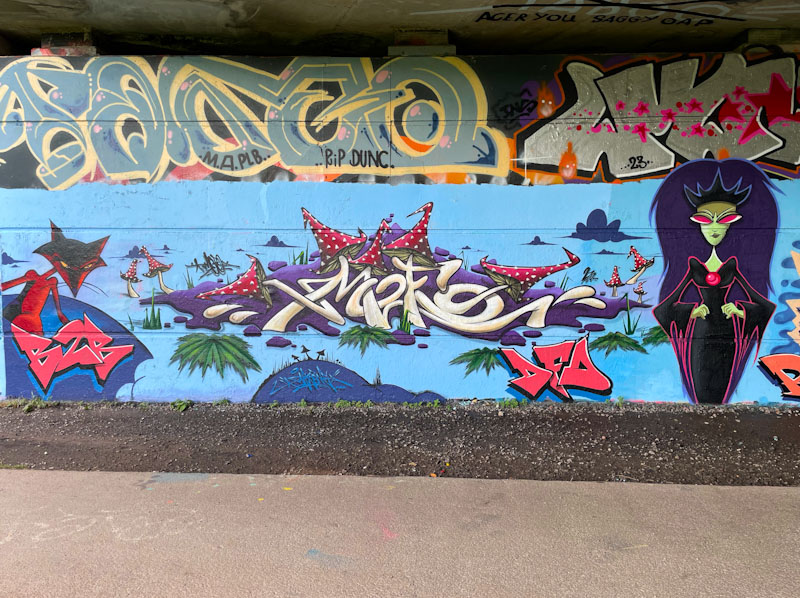 Fade and Dibz, Brunel Way, Bristol, July 2023