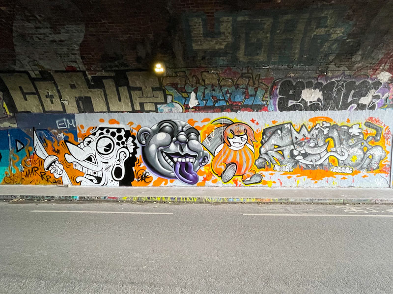 Chill, Zake, Face 1st and Soap, St Werburghs, Bristol, July 2023