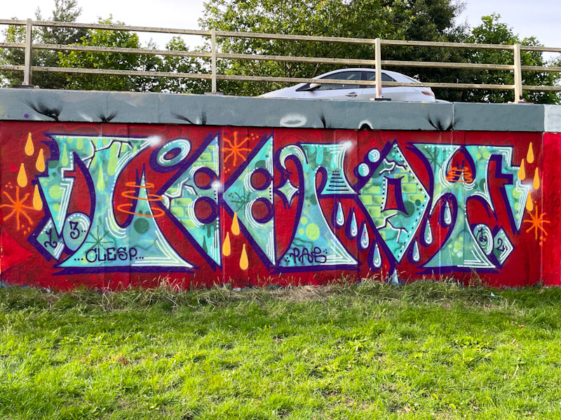 Lee Roy, M32 roundabout, Bristol, July 2023