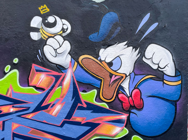 Fade with a Cheo bee, Dean Lane, Bristol, June 2023