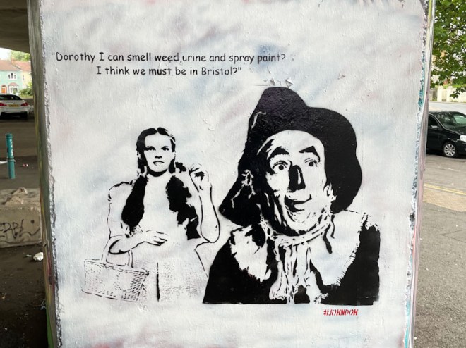 John D'oh, M32 Cycle path, Bristol, July 2023