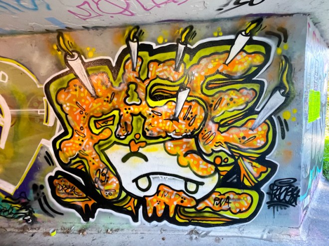 Face 1st, M32 roundabout, Bristol, August 2023