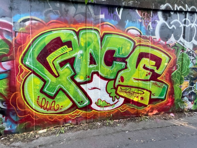 Face 1st, M32 roundabout, Bristol, August 2023