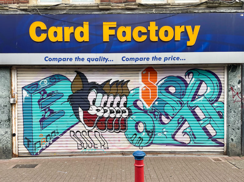 Taboo, East Street, Bristol, August 2023