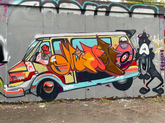 Minto, M32 roundabout, Bristol, August 2023