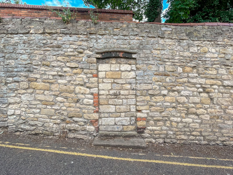 Ghost door, Lincoln, July 2023