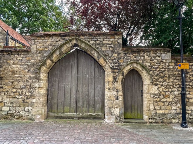 Little and large gates, Lincoln, July 2023