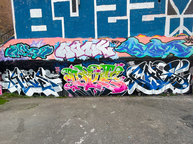 Jay Kaes, Inkie and Gabs, Dean Lane, Bristol, August 2023