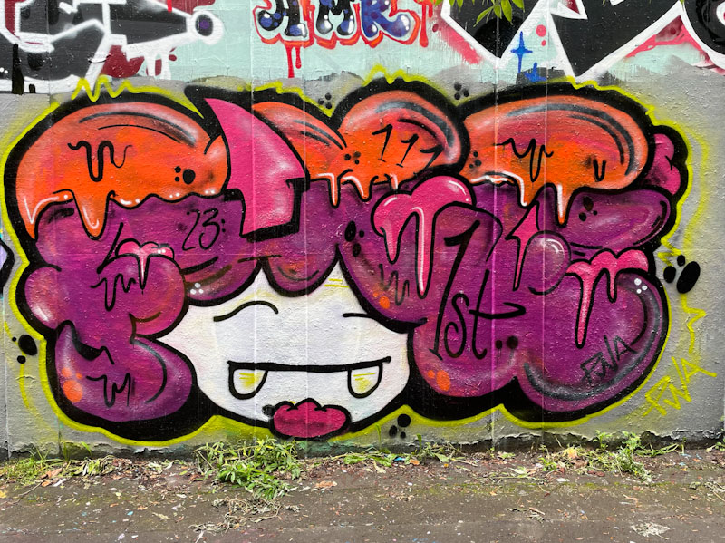 Face 1st, M32 roundabout, Bristol, August 2023