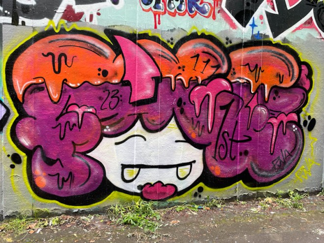 Face 1st, M32 roundabout, Bristol, August 2023