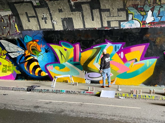 3Dom and Goldie, St Werburghs, Bristol, August 2023