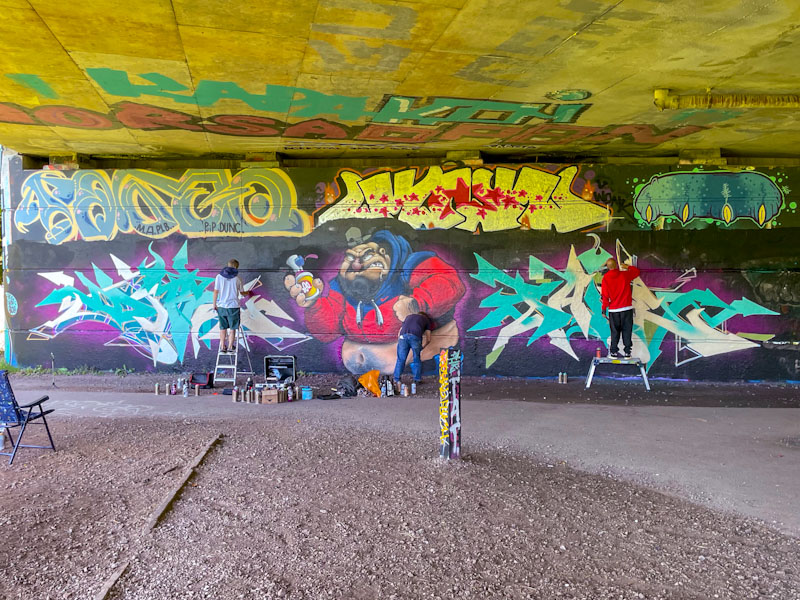 Dibz, Cheo and Fade, Brunel Way, Bristol, September 2023