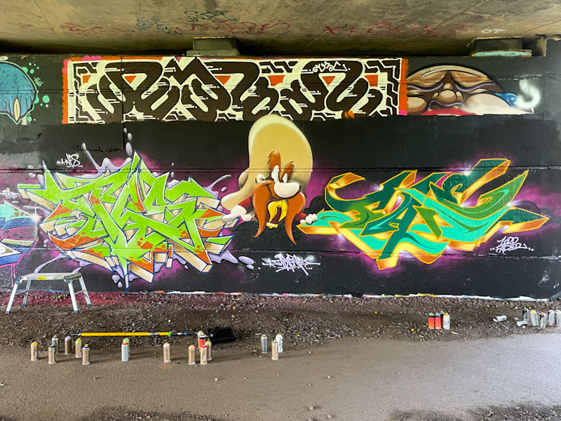 Dibz and Fade, Brunel Way, Bristol, September 2023
