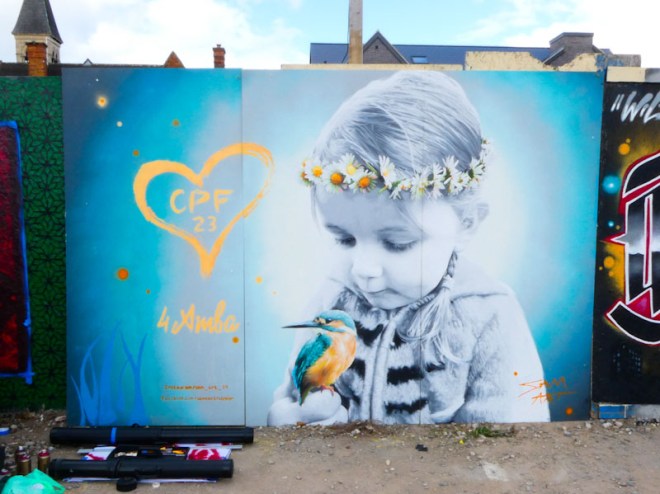 Sam Art, Cheltenham Paint Festival, Cheltenham, July 2023