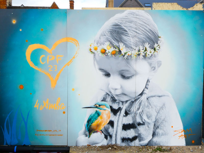 Sam Art, Cheltenham Paint Festival, Cheltenham, July 2023