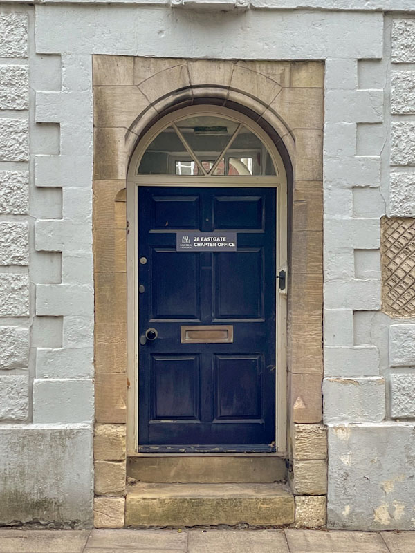 Black door, Lincoln, July 2023