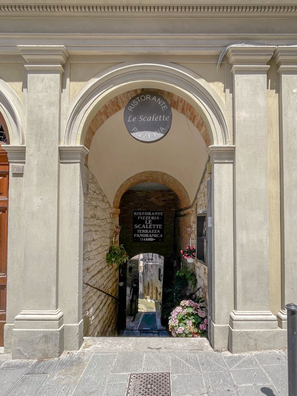 Archway, Todi, Umbria, Italy, July 2023
