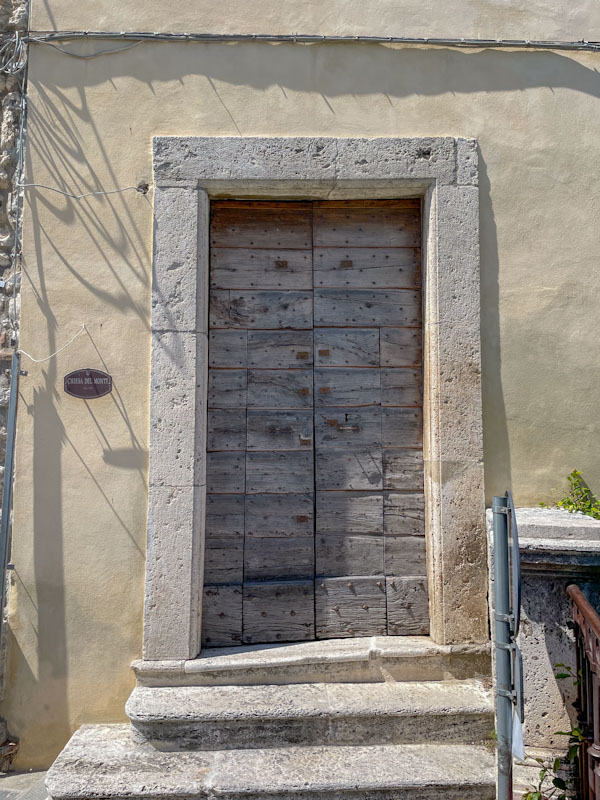 Old door within a door, Todi, Umbria, Italy, July 2023