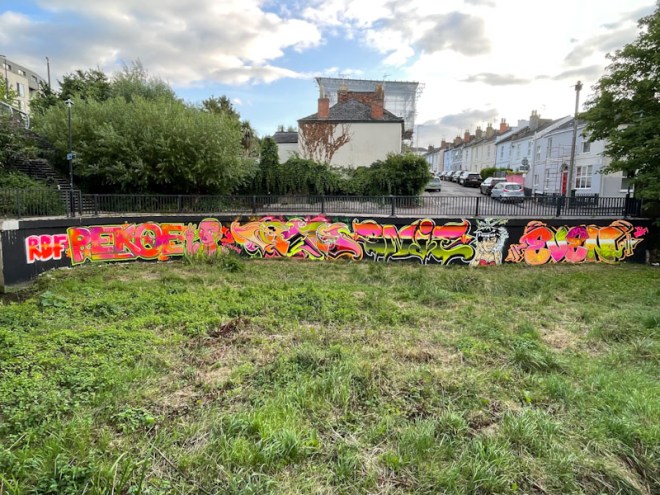 Pekoe, Vozie, Bnie, Wispa and Evey, Cheltenham Paint Festival, Cheltenham, July 2023