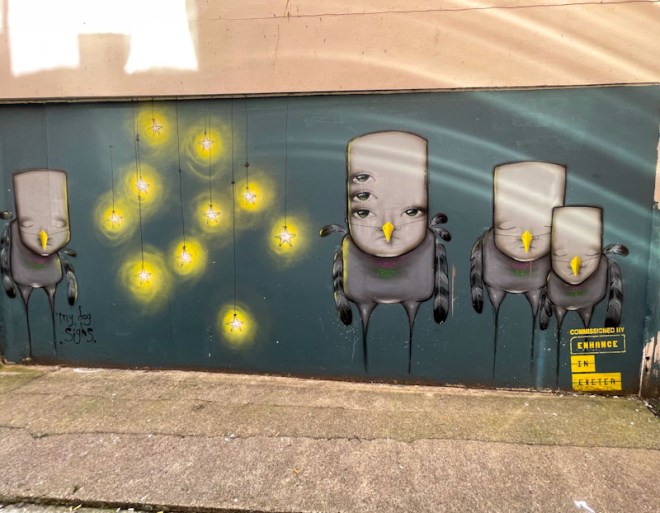My Dog Sighs, John Street, Exeter, October 2023