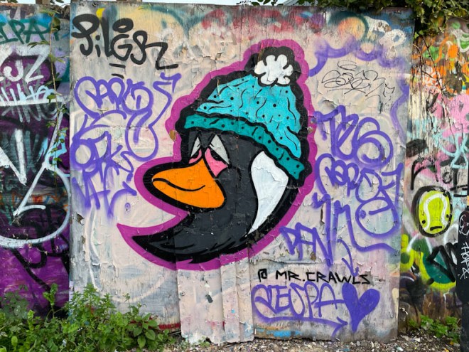 Mr Crawls, M32 Cycle path, Bristol, October 2023