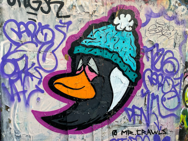 Mr Crawls, M32 Cycle path, Bristol, October 2023