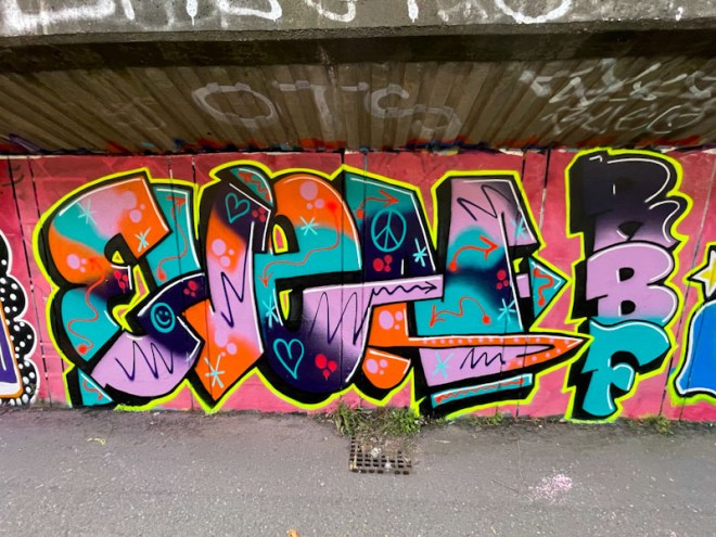 Evey, M32 Cycle path, Bristol, October 2023