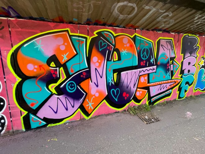 Evey, M32 Cycle path, Bristol, October 2023